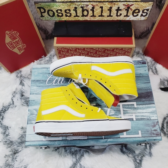 Vans Cyber Yellow Sk8-HI - Picture 3 of 14